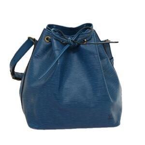 LOUIS VUITTON Epi Petit Noe Shoulder Bag Blue M44105